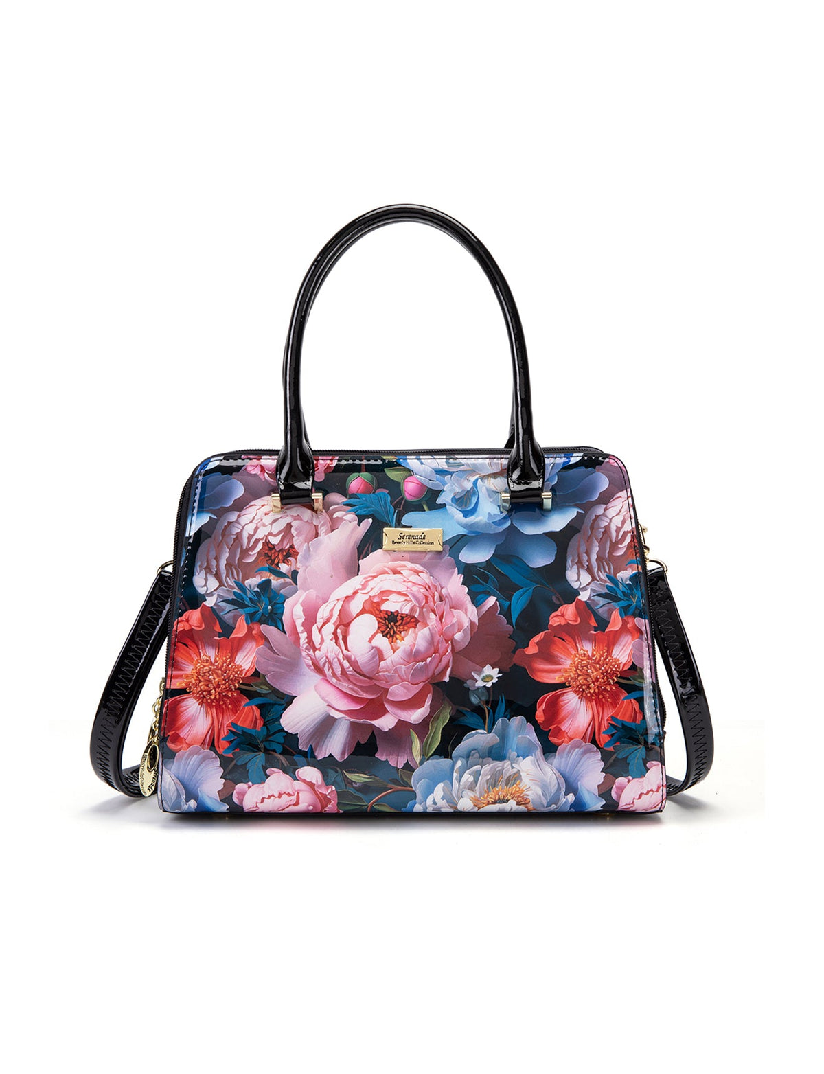 MARGUERITE GRIP HANDLE LEATHER BAG- SF14-0343-SALE