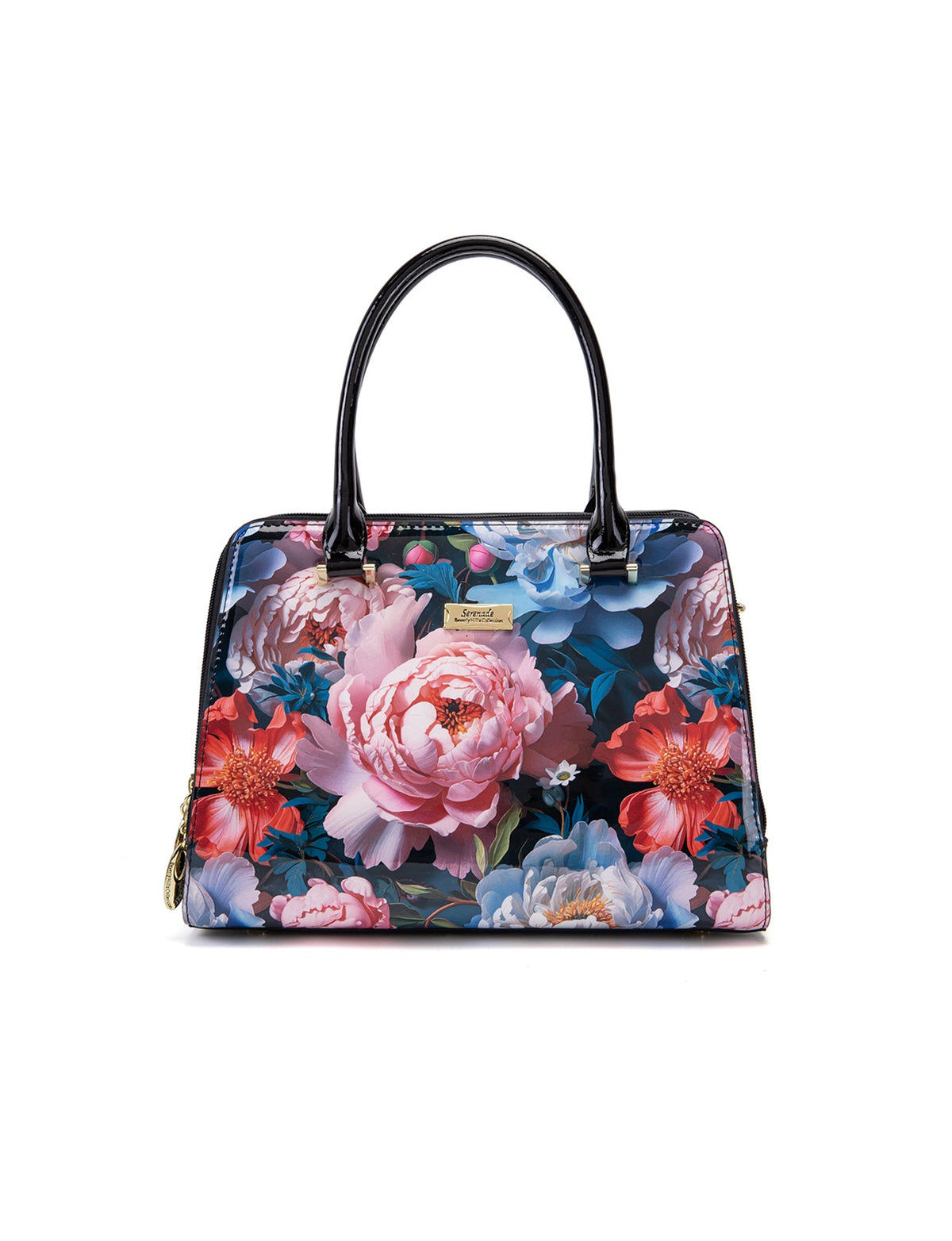 MARGUERITE GRIP HANDLE LEATHER BAG- SF14-0343-SALE