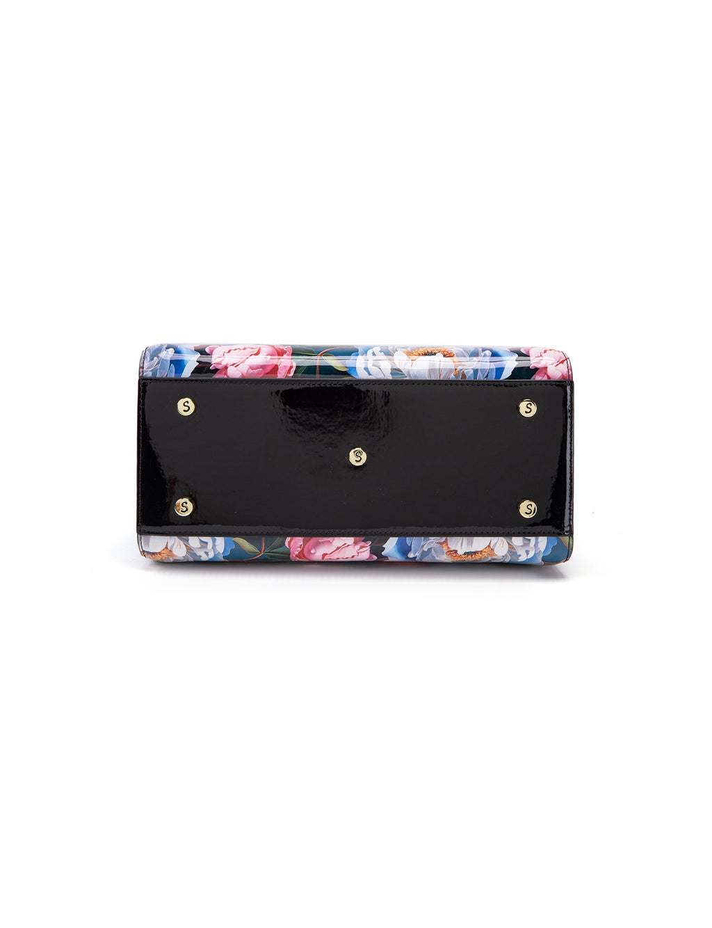 MARGUERITE GRIP HANDLE LEATHER BAG- SF14-0343-SALE