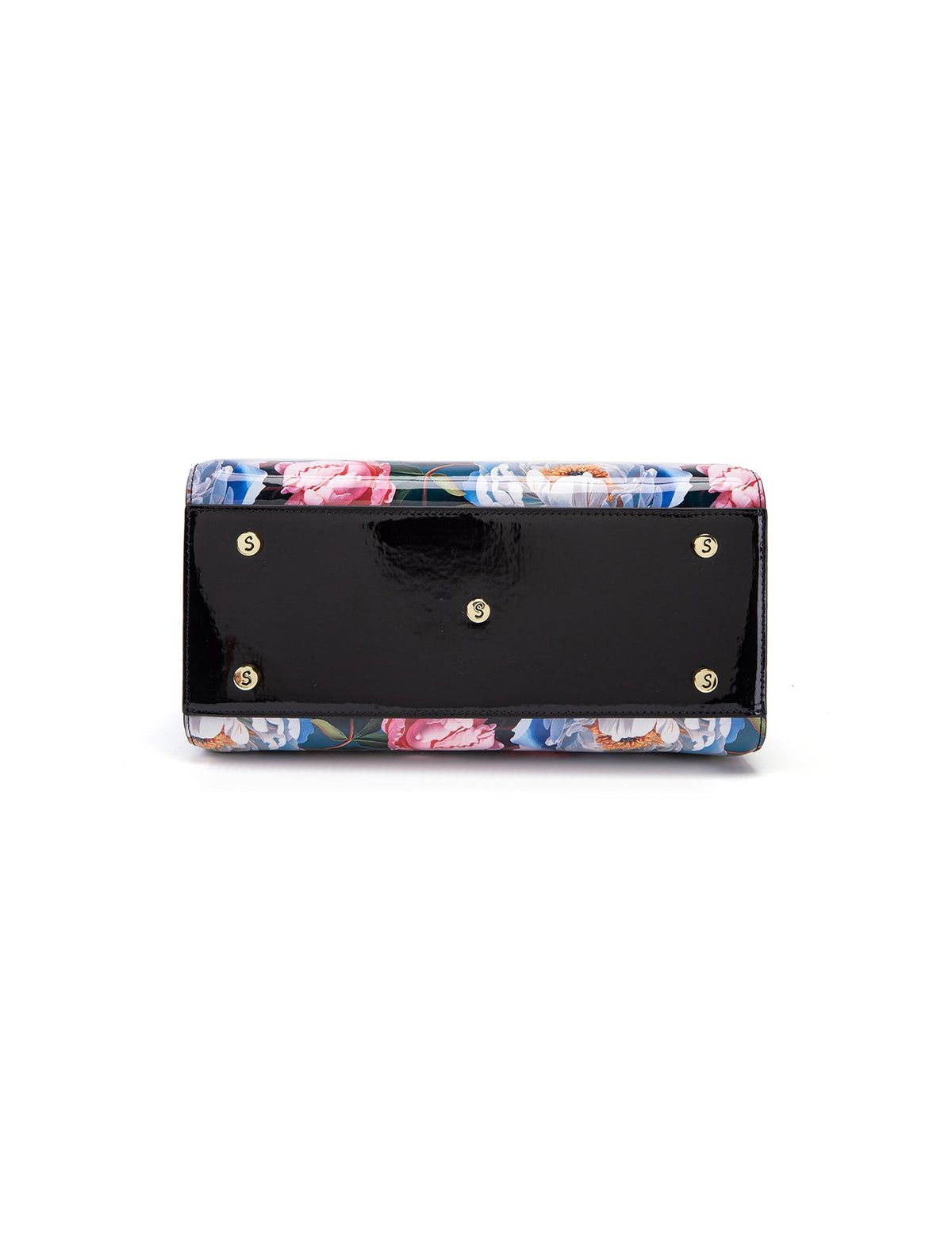 MARGUERITE GRIP HANDLE LEATHER BAG- SF14-0343-SALE