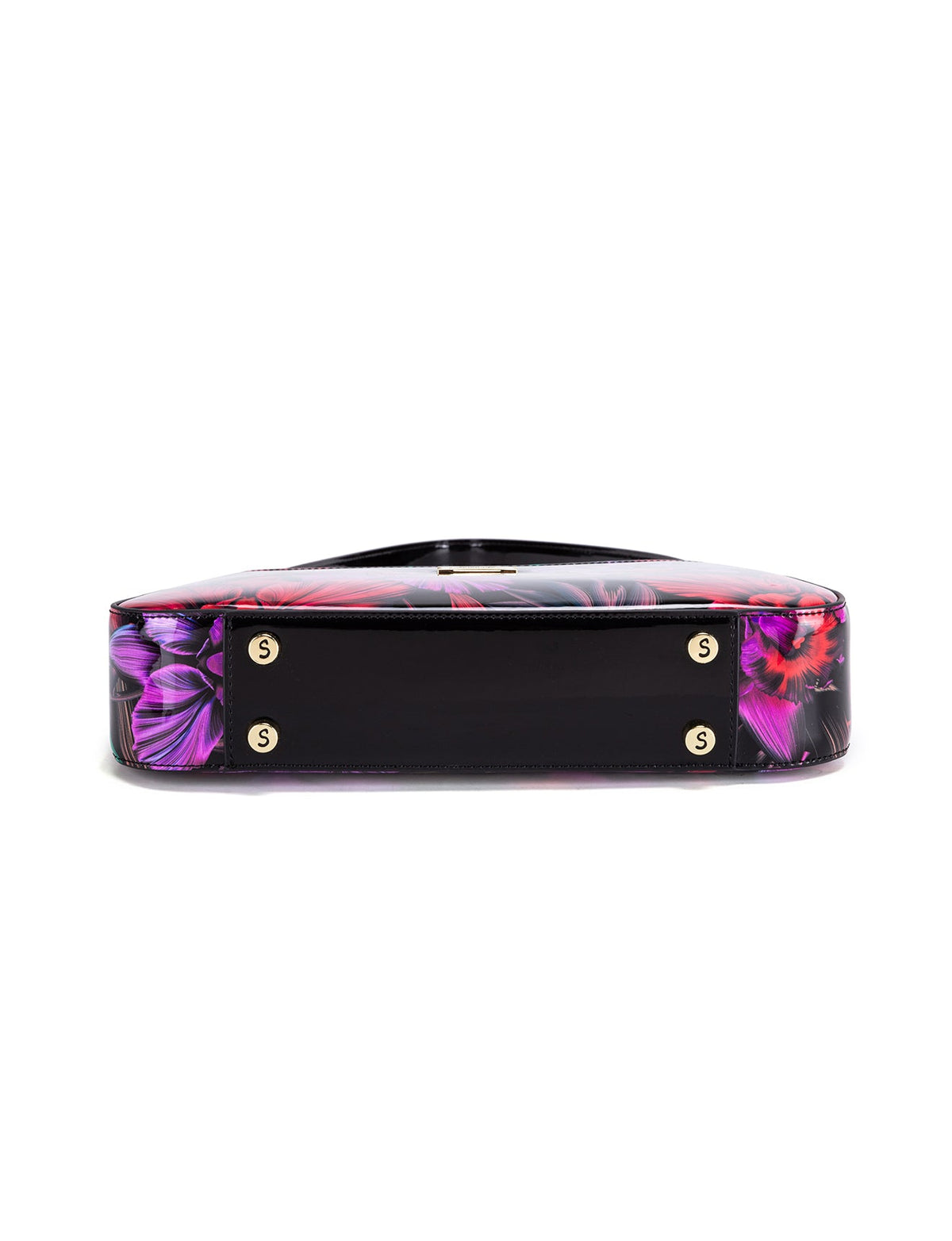 ORCHID PATENT LEATHER BAG WITH RFID-SF15-0822