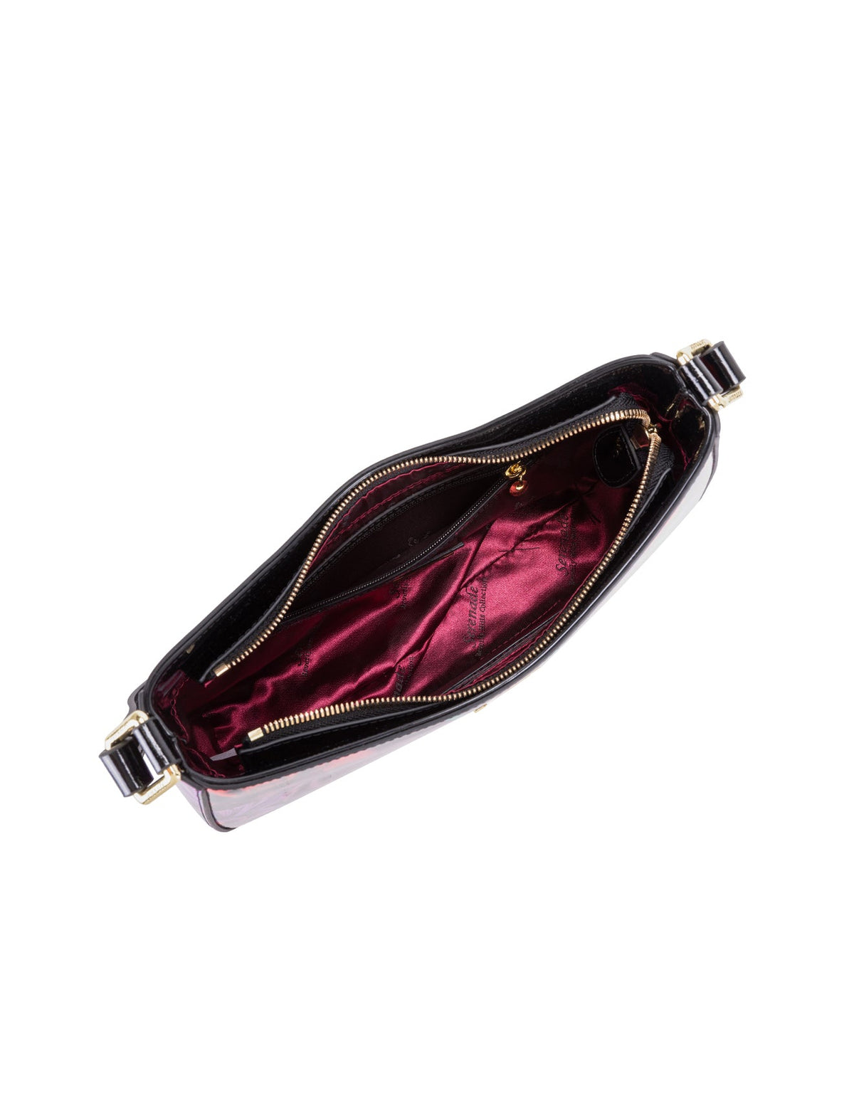 ORCHID PATENT LEATHER BAG WITH RFID-SF15-0822
