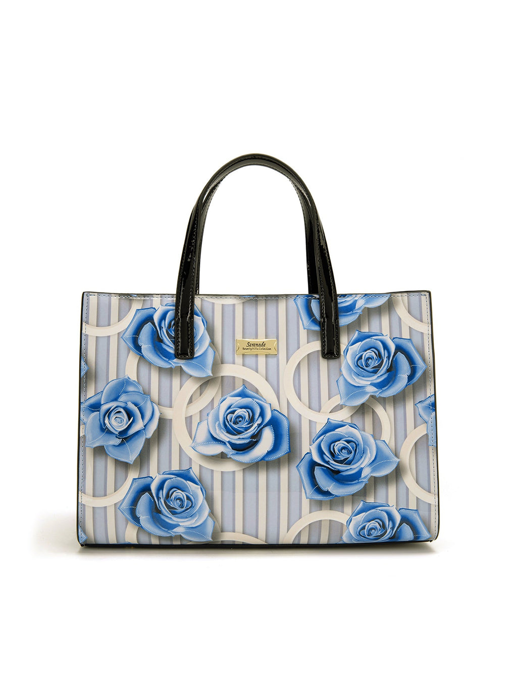 ANNABELLE PATENT LEATHER GRIP HANDLE BAG- SF22-0821