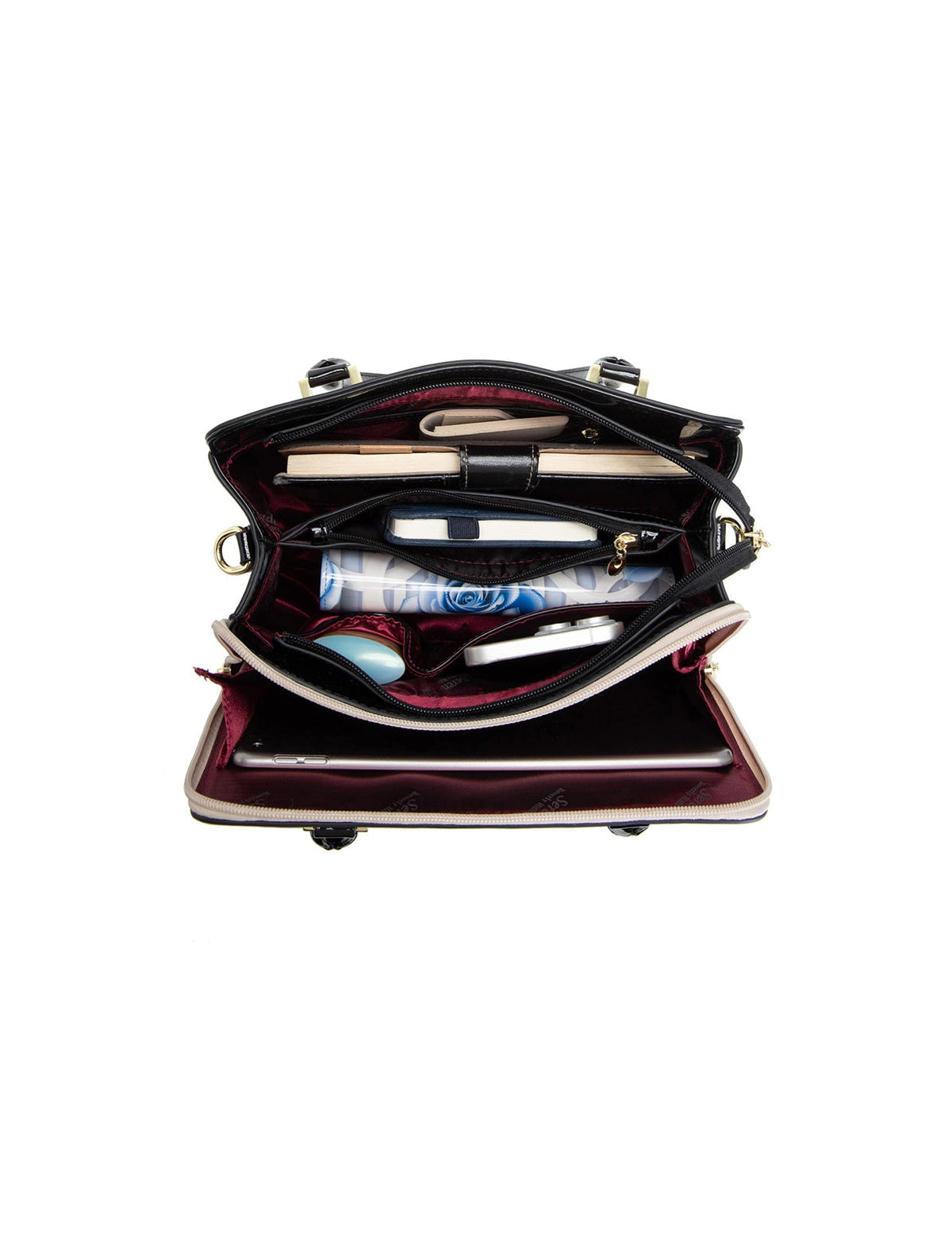 APHRODITE GRIP HANDLE LEATHER BAG- SF23-0343