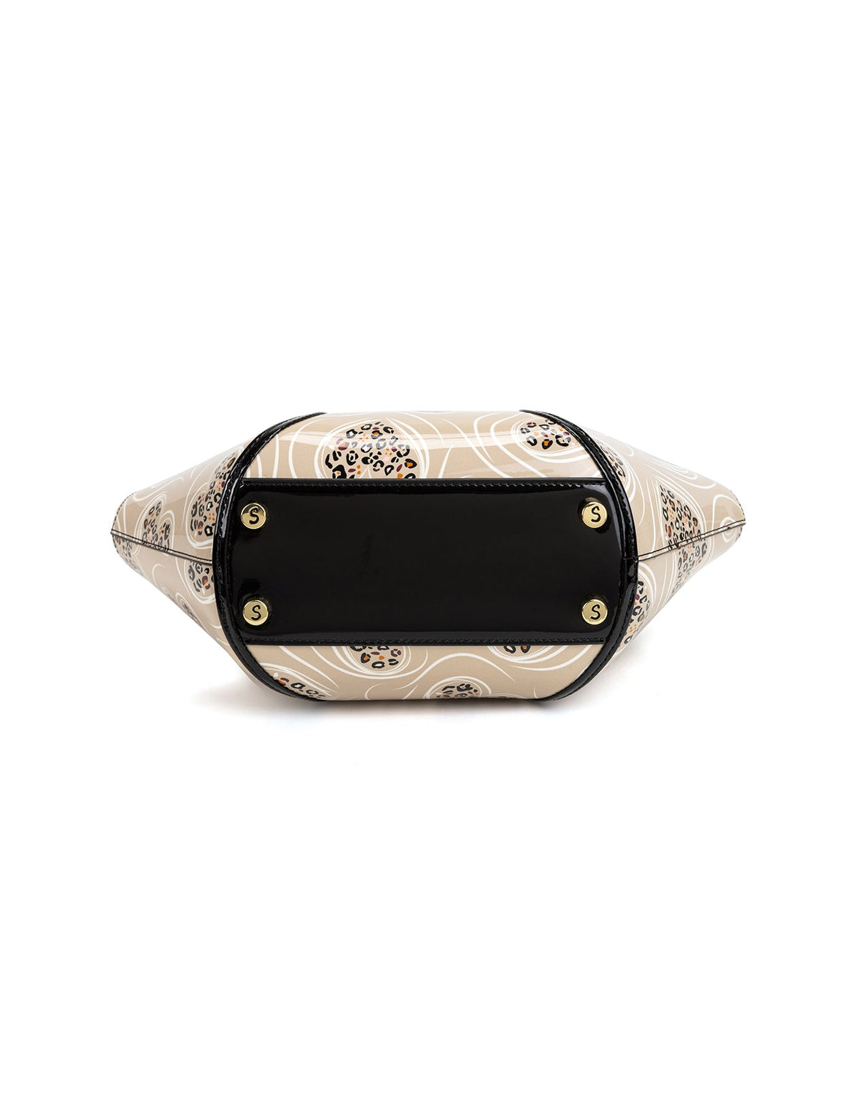 APHRODITE LEATHER BOWLING BAG-SF23-9275- SALE