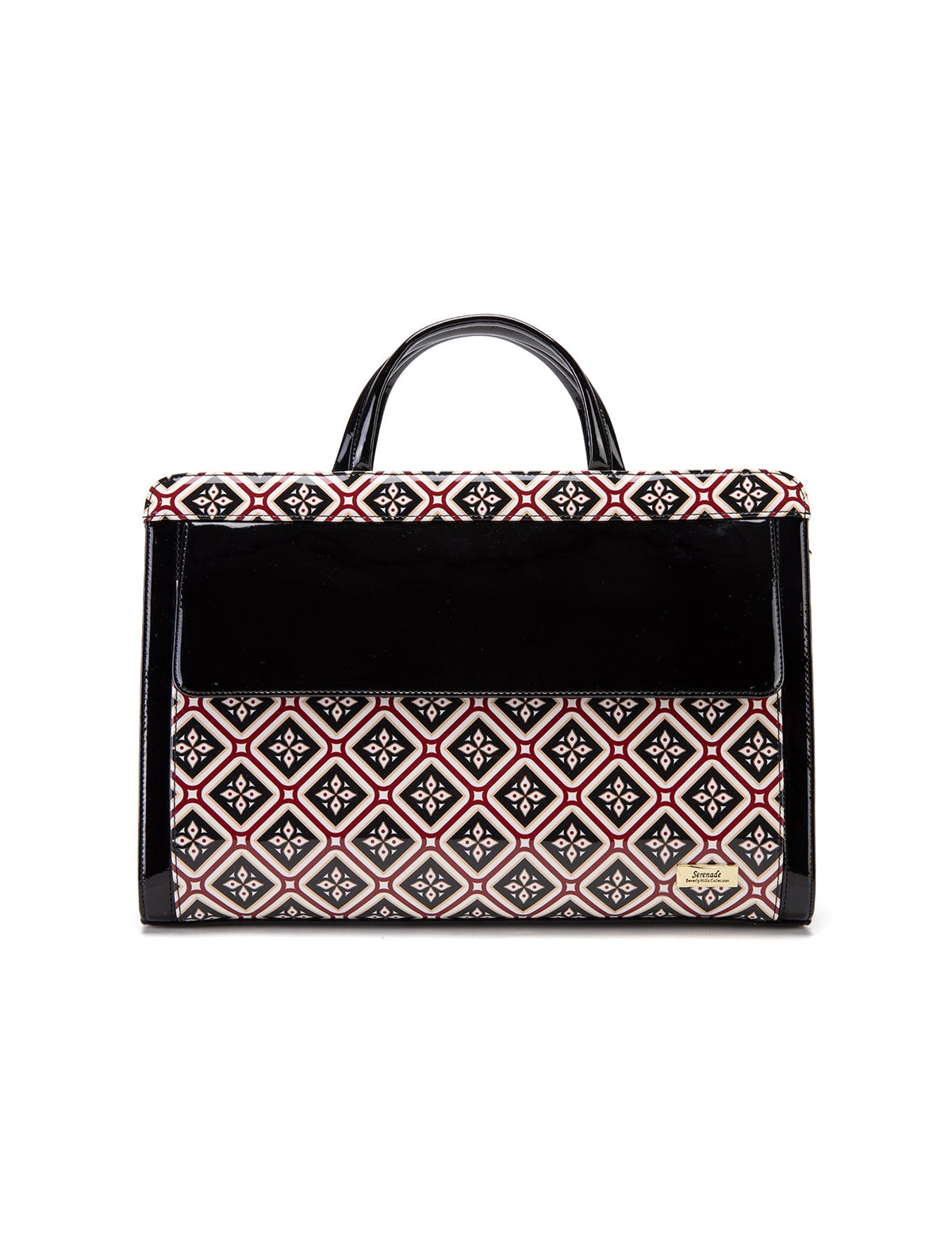 ELOISE PATENT LEATHER LAPTOP BAG-SF25-T21066