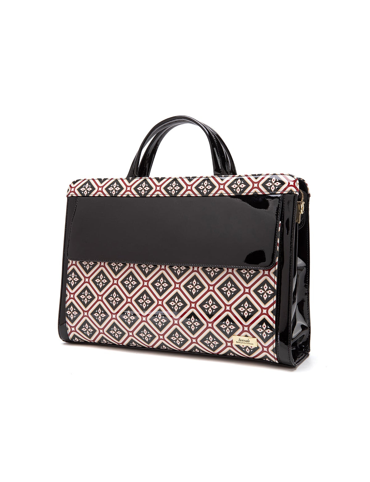 ELOISE PATENT LEATHER LAPTOP BAG-SF25-T21066