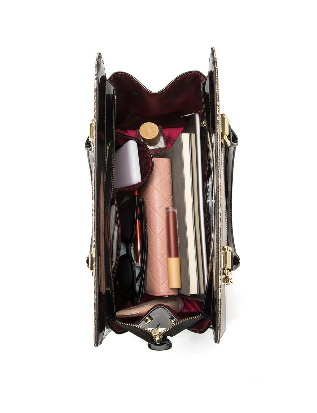 BINDI PATENT LEATHER BAG-SF31-7922- SALE