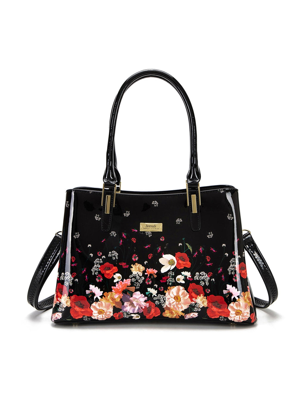 CLARA GRIP HANDLE  LEATHER BAG-SF34-0378