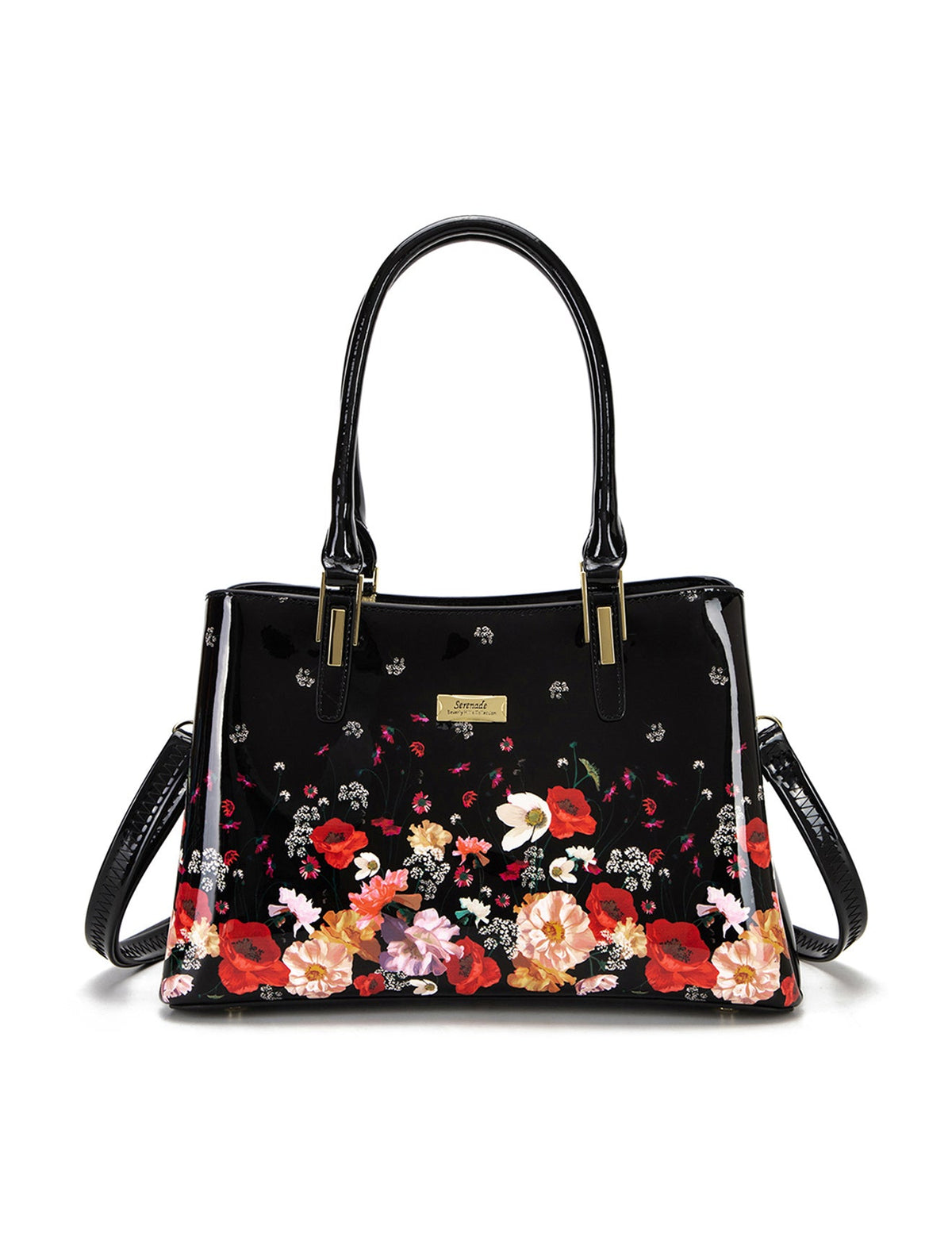 CLARA GRIP HANDLE  LEATHER BAG-SF34-0378