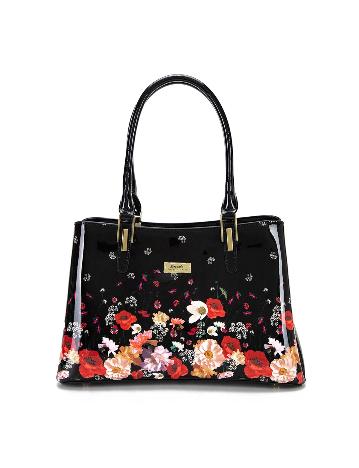 CLARA GRIP HANDLE  LEATHER BAG-SF34-0378