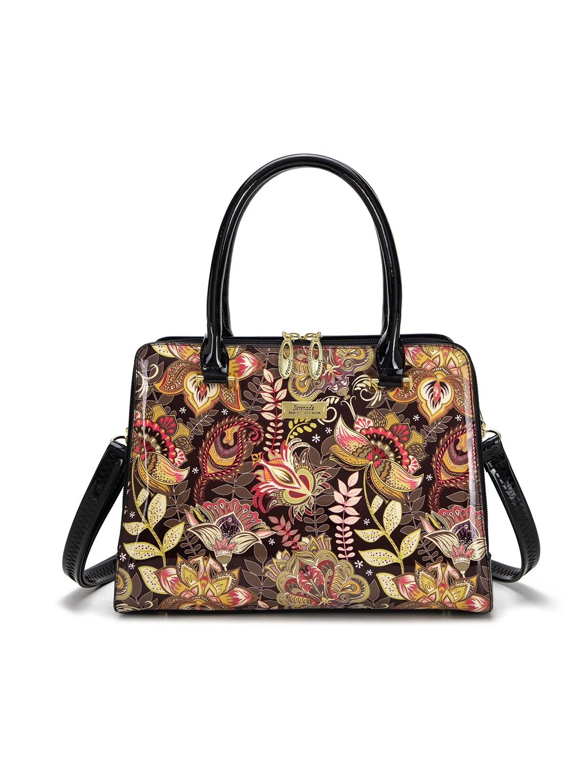 PAVANI GRIP HANDLE LEATHER BAG- SF36-0343