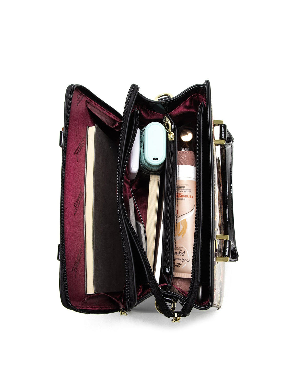 PAVANI GRIP HANDLE LEATHER BAG- SF36-0343