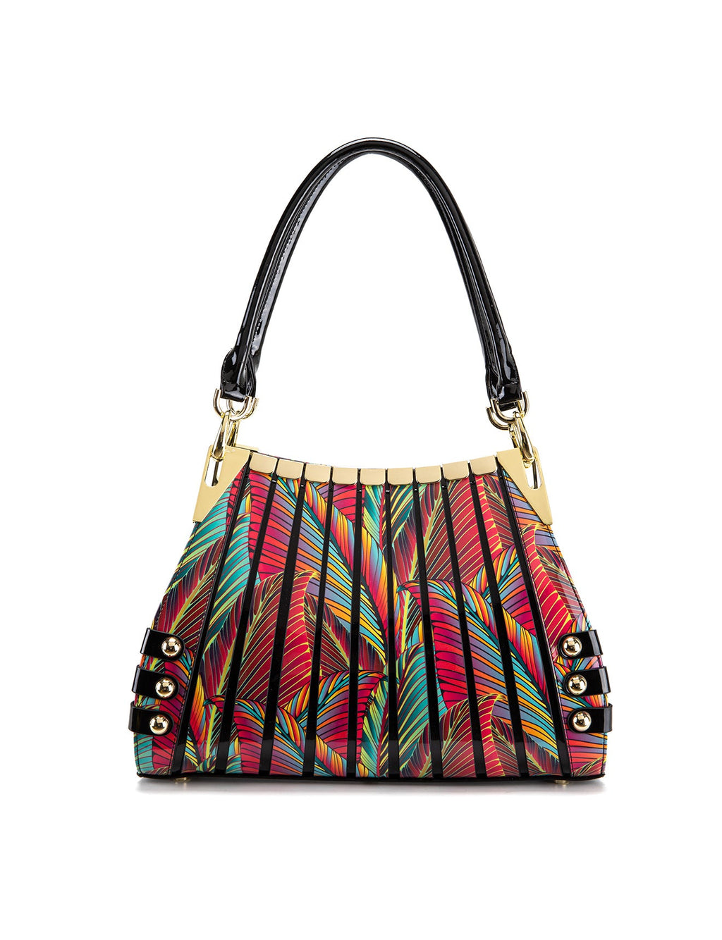 AMAZON PRINT MONICA PATENT LEATHER BAG- SF39-7330