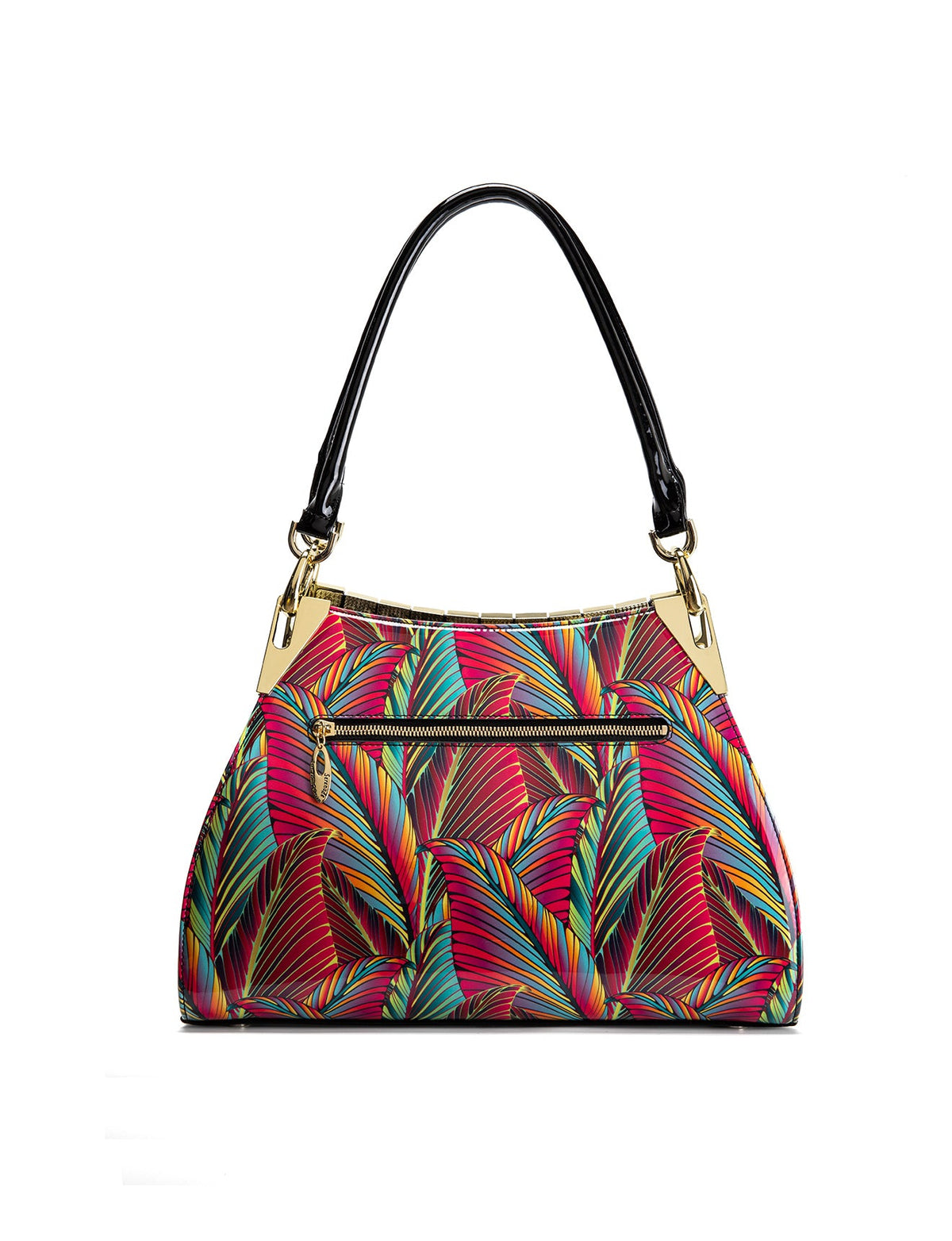 AMAZON PRINT MONICA PATENT LEATHER BAG- SF39-7330