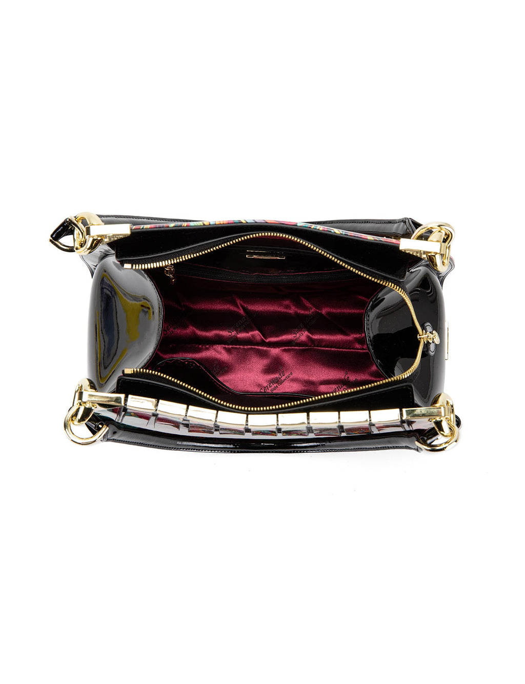 AMAZON PRINT MONICA PATENT LEATHER BAG- SF39-7330