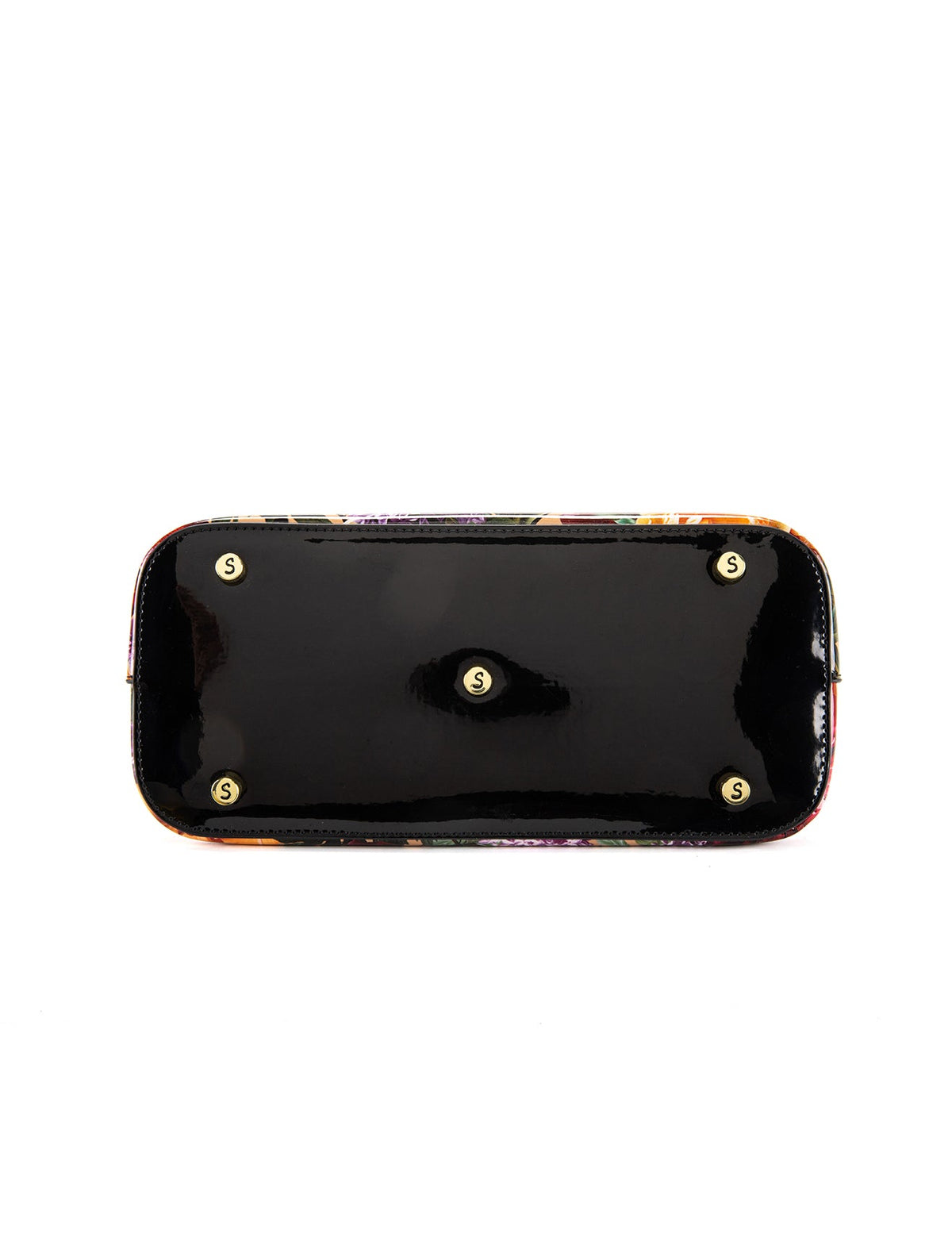 BOUQUET TRIPLE COMPARTMENT LEATHER BAG- SF41-8137