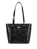 AMIRA LARGE LEATHER TOTE BAG- SF45-0817-BLK