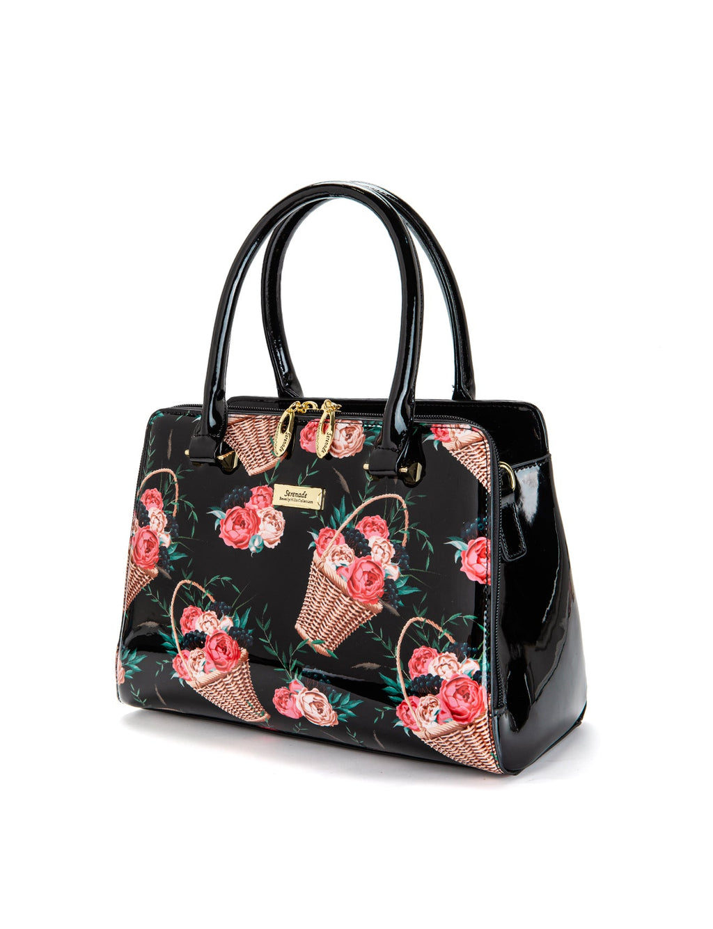 MABEL GRIP HANDLE LEATHER BAG- SF46-0343