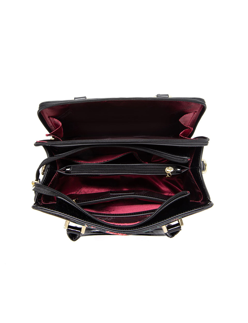 MABEL GRIP HANDLE LEATHER BAG- SF46-0343