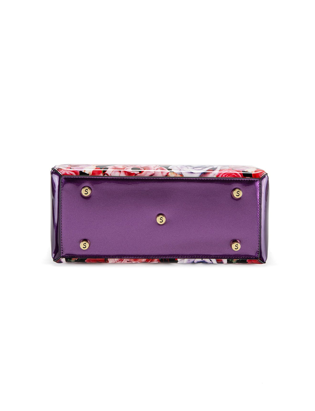 ROSEMARIE PATENT FINISH MULTICOMPARTMENT BAG- SF47-0450
