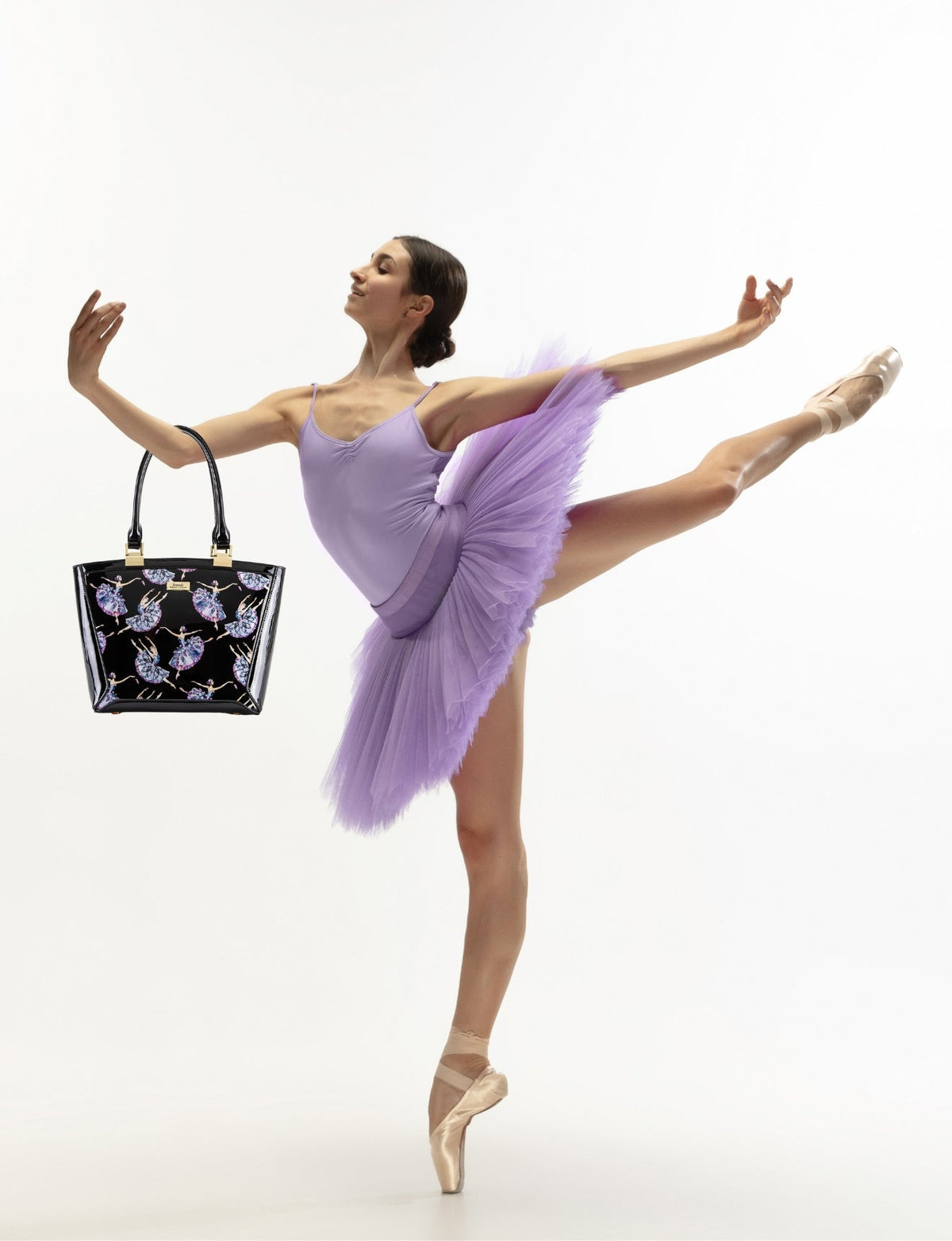BALLERINA PATENT LEATHER BAG- SF48-0215