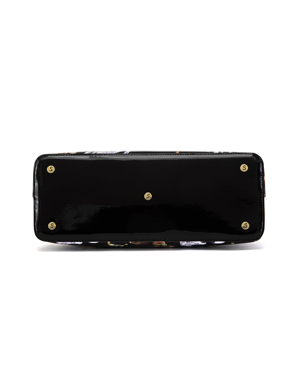 LETS PAWTY PATENT LEATHER SHOULDER BAG- SF50-7985- NEW IN