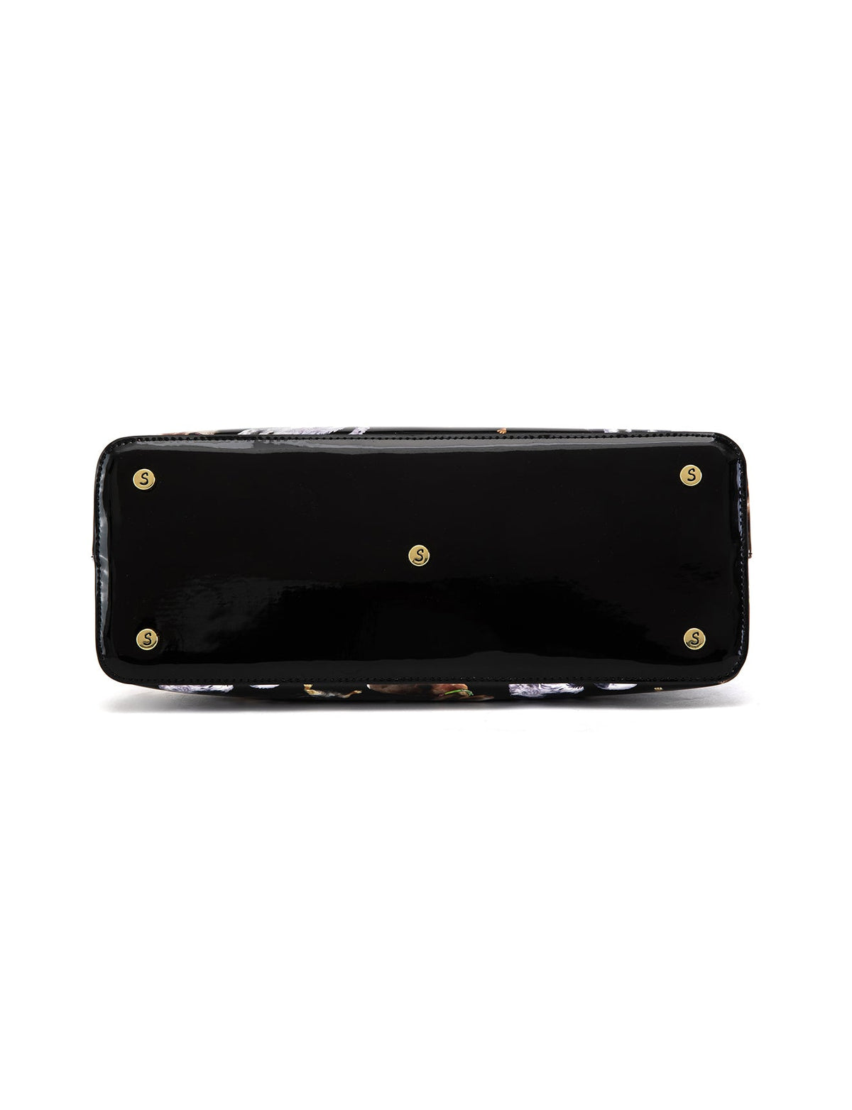 LETS PAWTY PATENT LEATHER SHOULDER BAG- SF50-7985- NEW IN