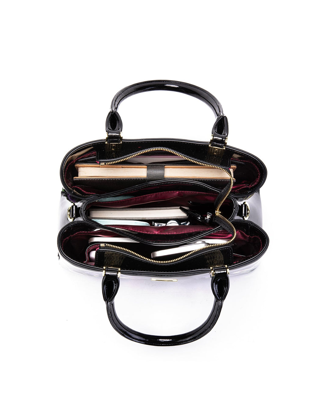DIZZY LIZZY GRIP HANDLE  LEATHER BAG- SF51-0378- NEW IN