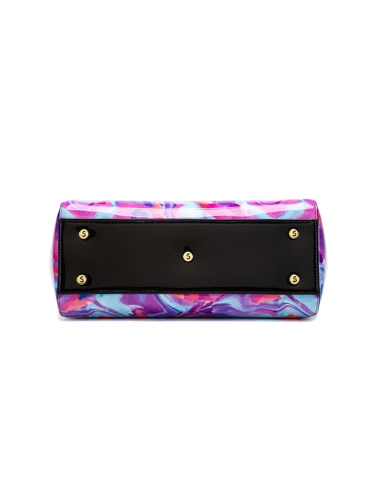 AURORA PATENT LEATHER SHOULDER BAG  - SPRING PASTELS