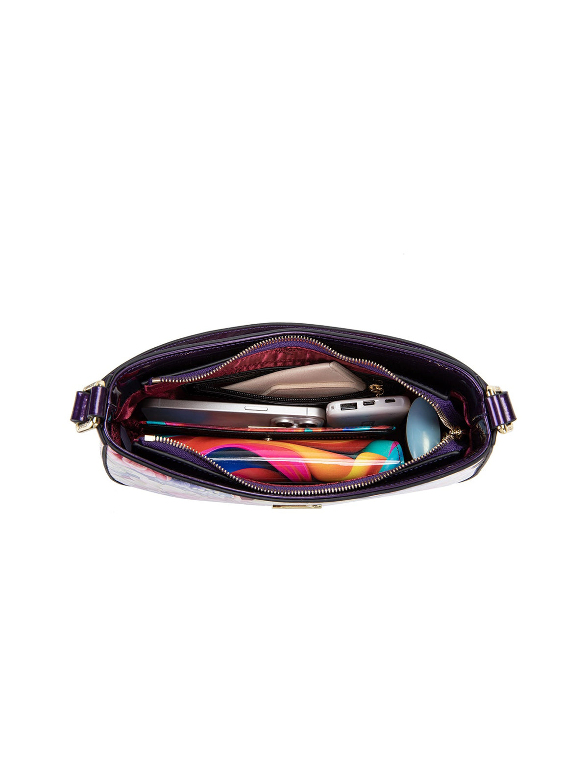 ANGELIQUE PATENT LEATHER BAG WITH RFID- NEW STOCK- SN57-0822