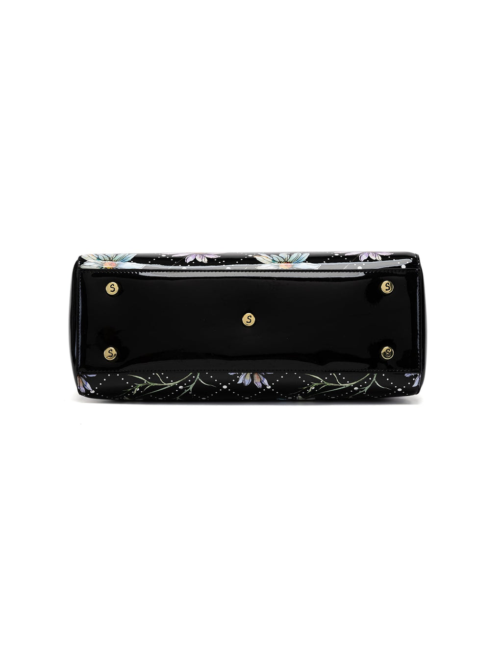 DAISY PATENT LEATHER BAG - DAISY PRINT