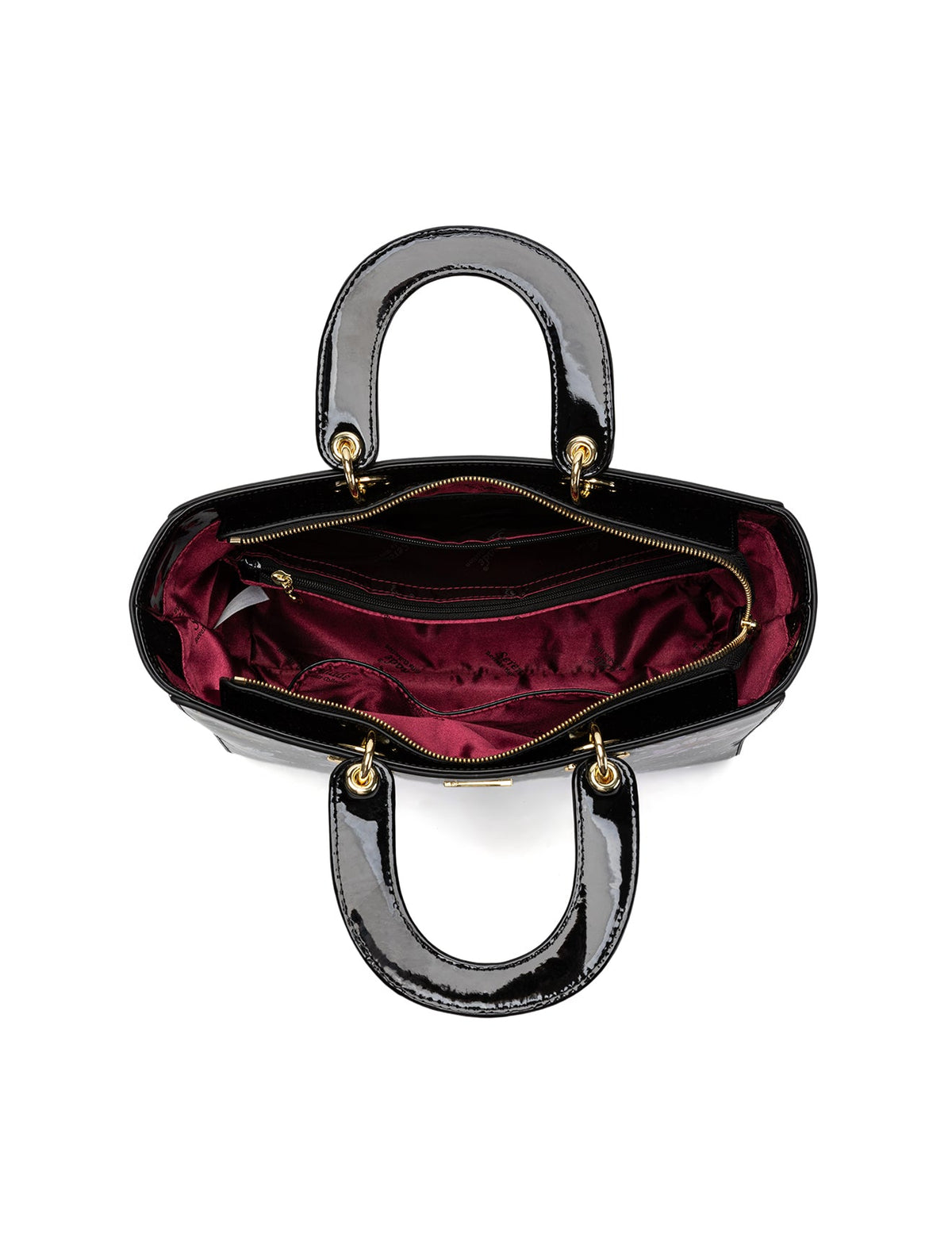 DAISY PATENT LEATHER BAG - DAISY PRINT