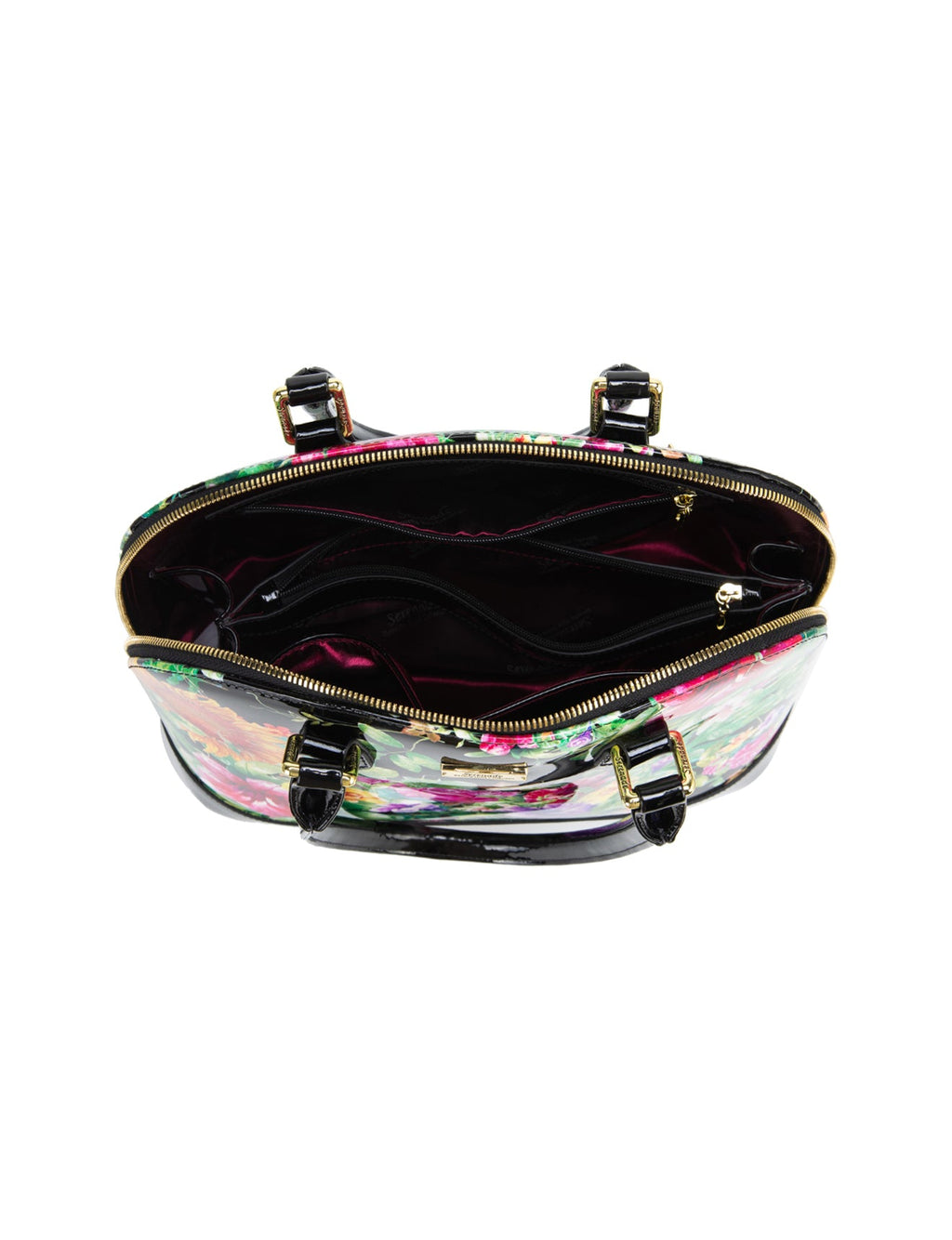 LAUREN  PATENT LEATHER DOME BAG- SF8-6801- SALE