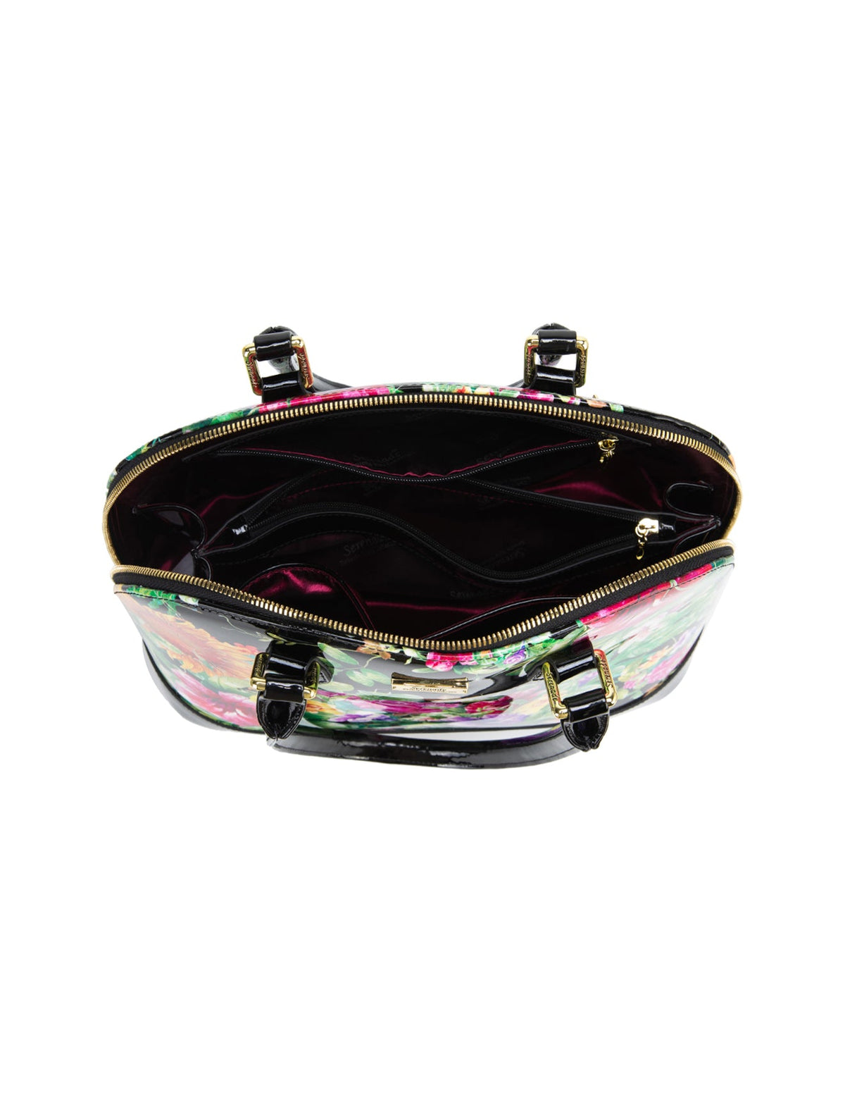 LAUREN  PATENT LEATHER DOME BAG- SF8-6801- SALE