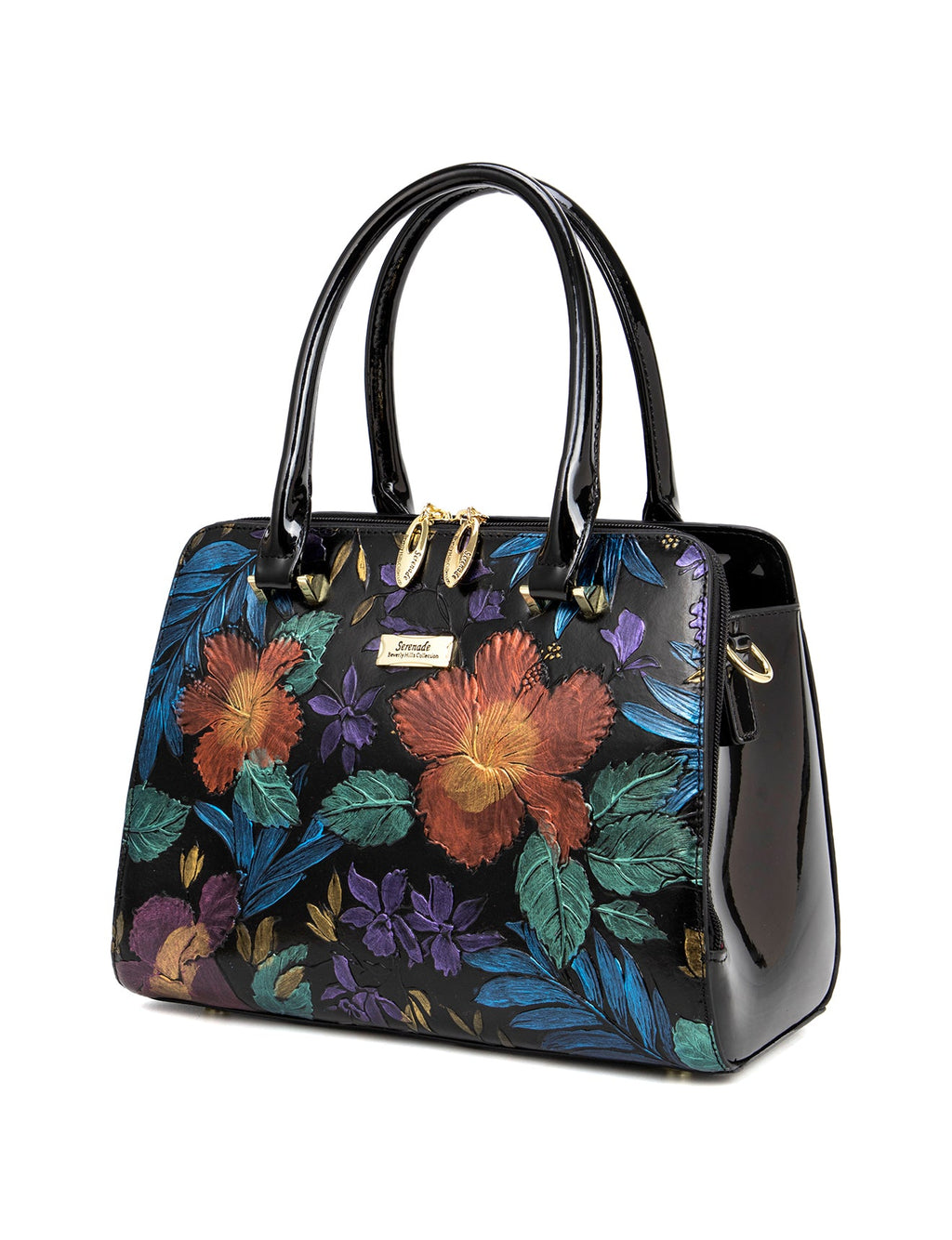 VERMEER HAND PAINTED LEATHER BAG- SL10-0343-MULTI