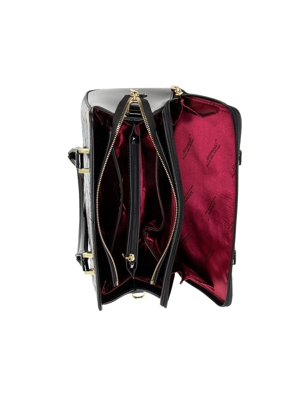 VERMEER HAND PAINTED LEATHER BAG- SL10-0343-MULTI