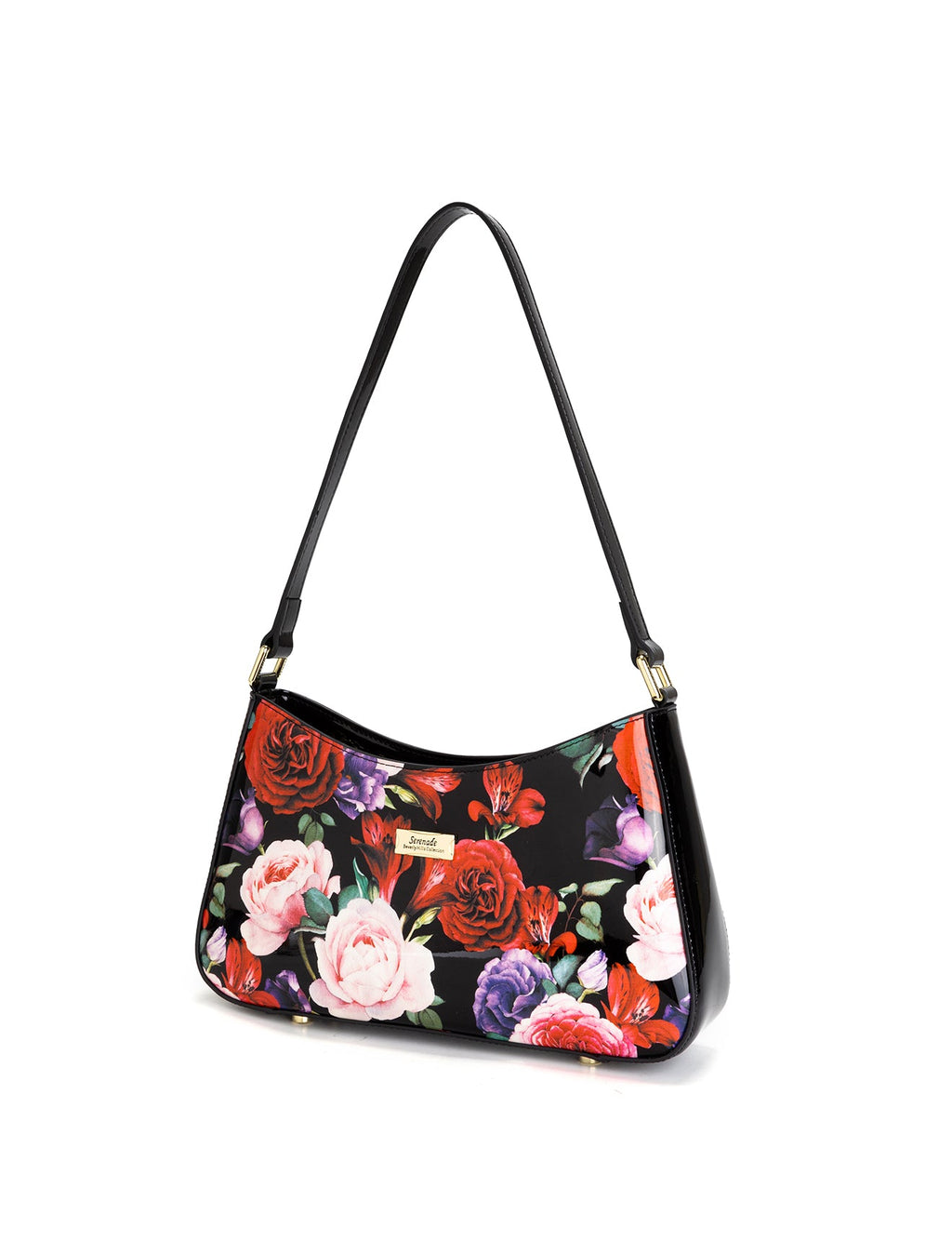 SCARLETTE PATENT LEATHER BAG WITH RFID-SN42-0822