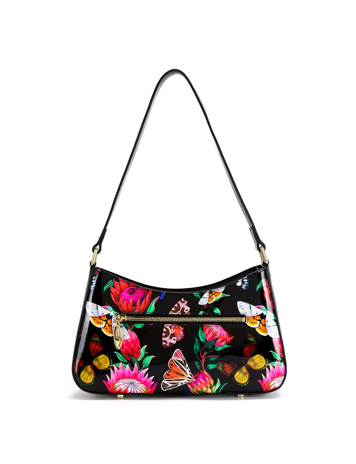 WINSLET PATENT LEATHER BAG WITH RFID-SN56-0822