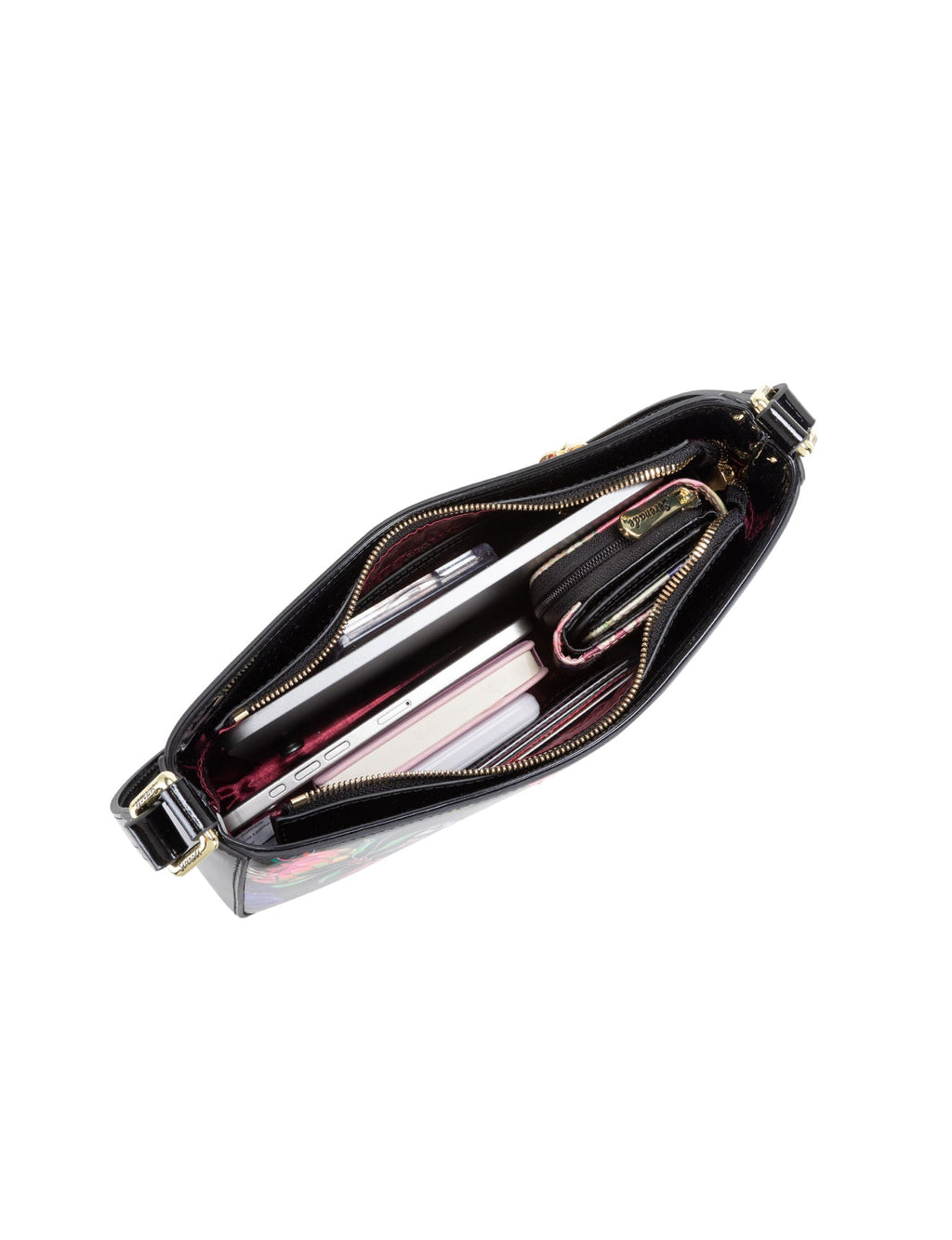 WINSLET PATENT LEATHER BAG WITH RFID-SN56-0822
