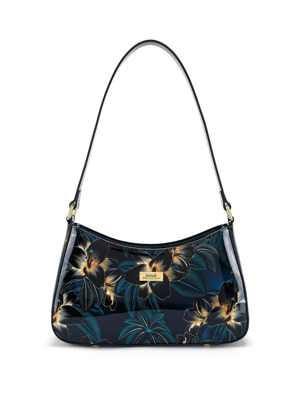 GAYLE PATENT LEATHER BAG WITH RFID- SN70-0822