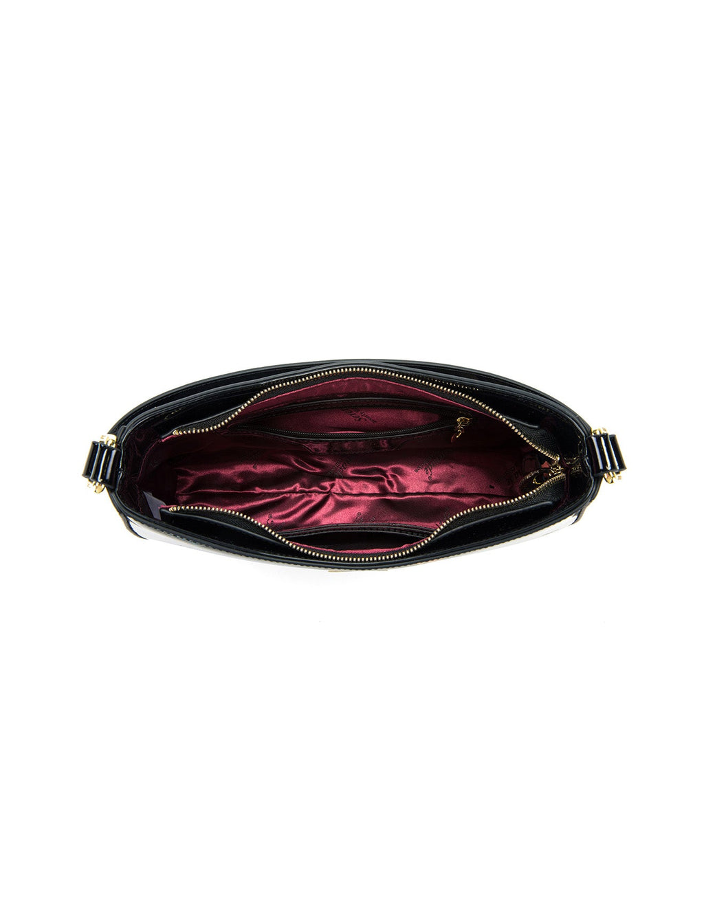 GAYLE PATENT LEATHER BAG WITH RFID- SN70-0822