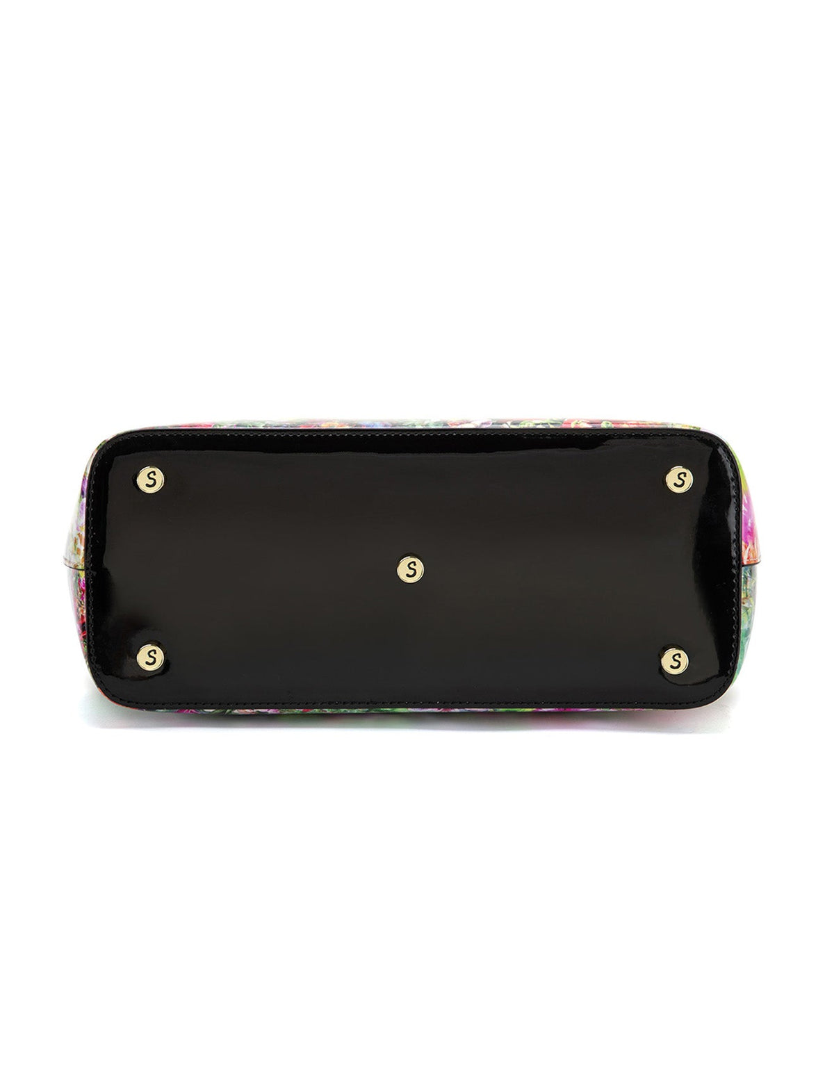 FIORE PATENT LEATHER TOTE BAG-SN81-0817