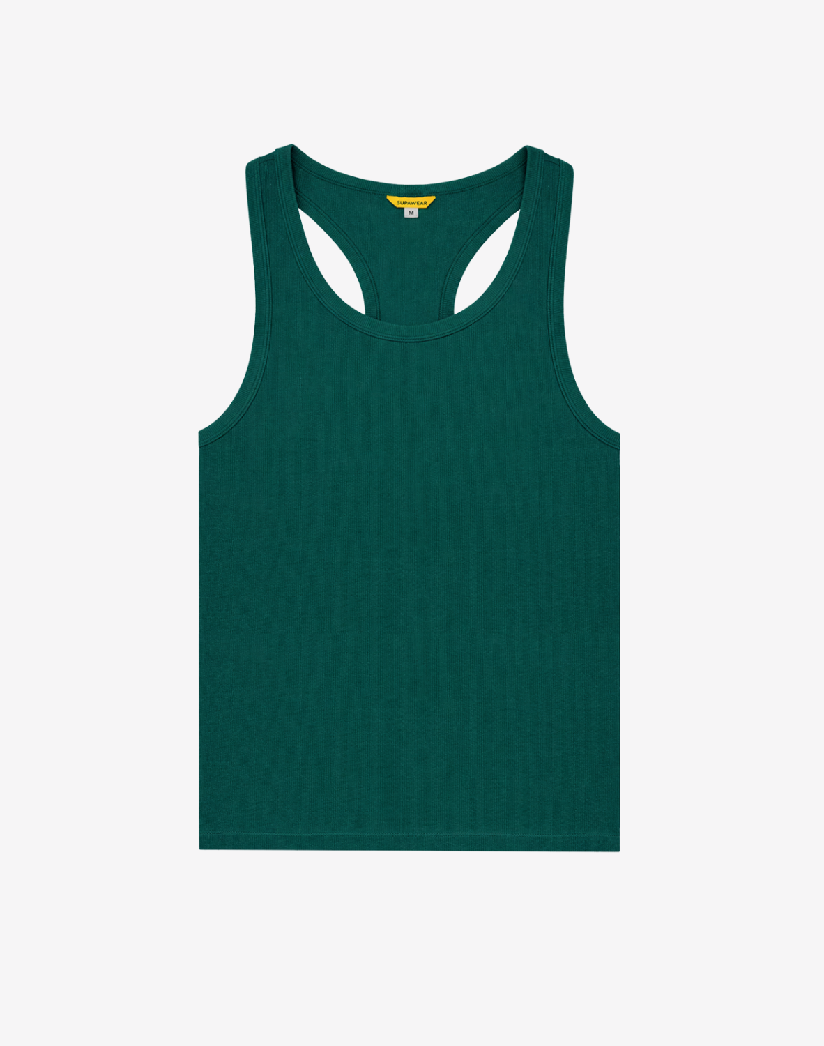 SUPAWEAR Ribbed Singlet - Emerald