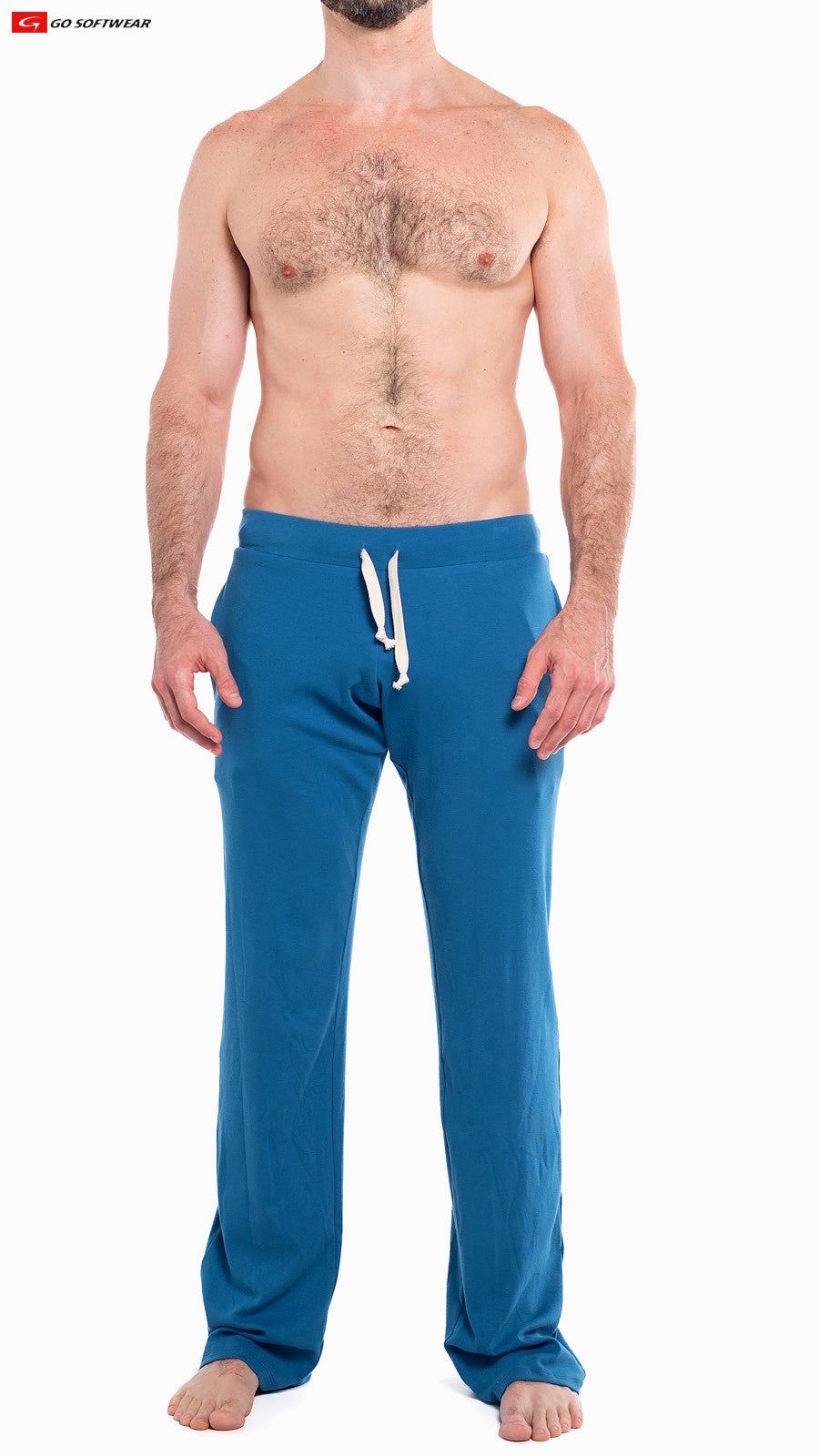 Go Softwear 4663 Men's So Cal Lounge Pant with Pockets - Lyon Blue