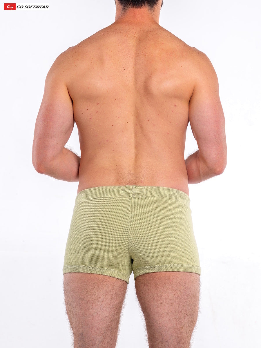 Go Softwear 4624 Men's So Cal 8" Lounge Short - Lemon Grass