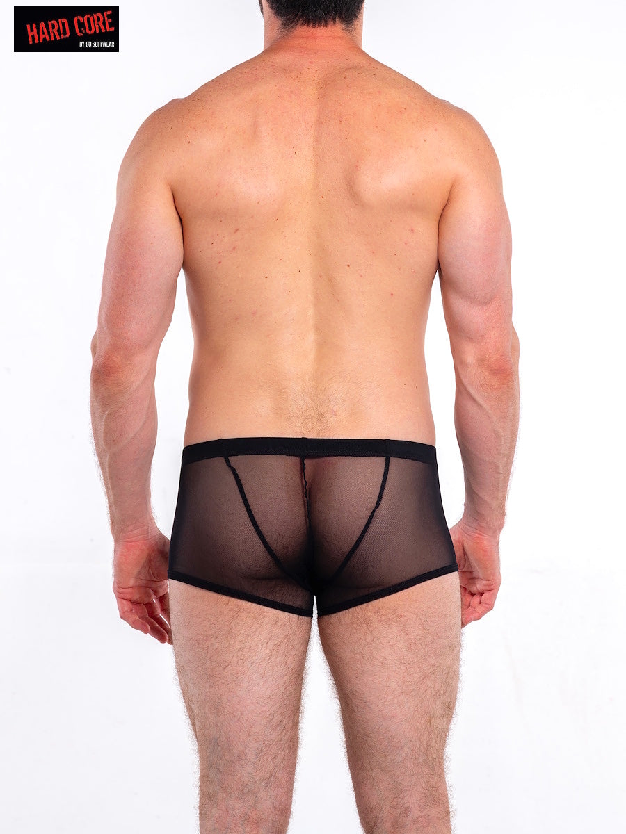 Hard Core 3314 Men's Intimates Trunk - Black