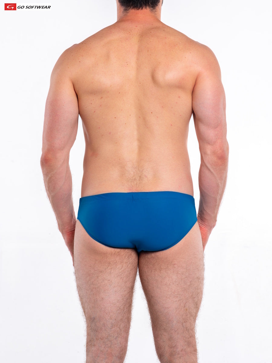 Go Softwear 4526 Men's Napoli Bikini Swim - Deep Water Blue