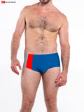 Go Softwear 4520 Men's Napoli Posing Swim Trunk - Deep Water Blue