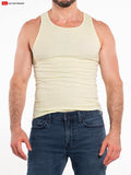 Go Softwear 4615 Men's So Cal Rib Tank Top - Lemon Grass